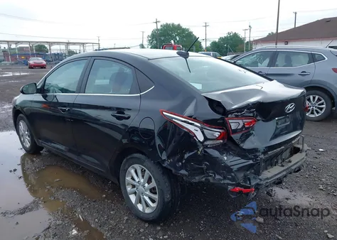 2022 Hyundai Accent Sel из США, поврежденный, VIN 3KPC24A68NE180621